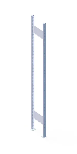 Metallregal Rahmen T1 N – 185×30 cm, verzinkt