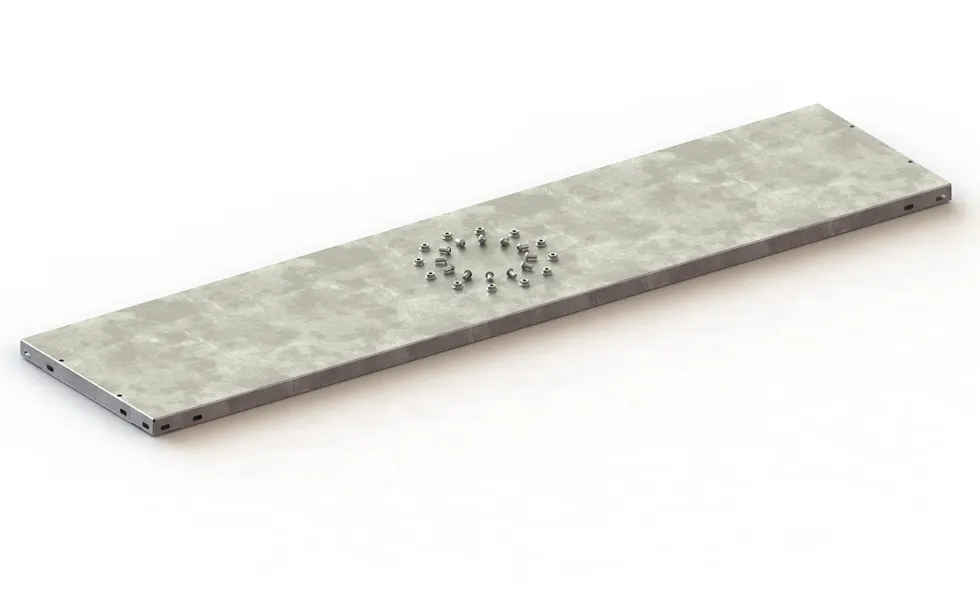 Abdeckboden 125×30 cm, verzinkt