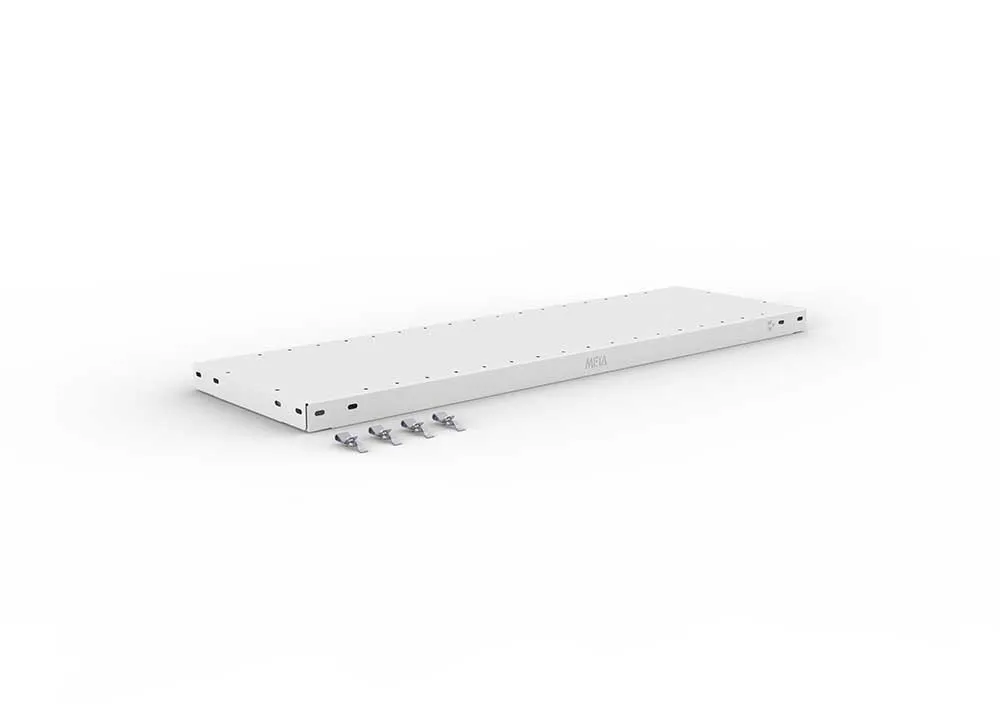 Metallregal Zusatzboden – 100×30 cm, 150 kg, RAL 7035