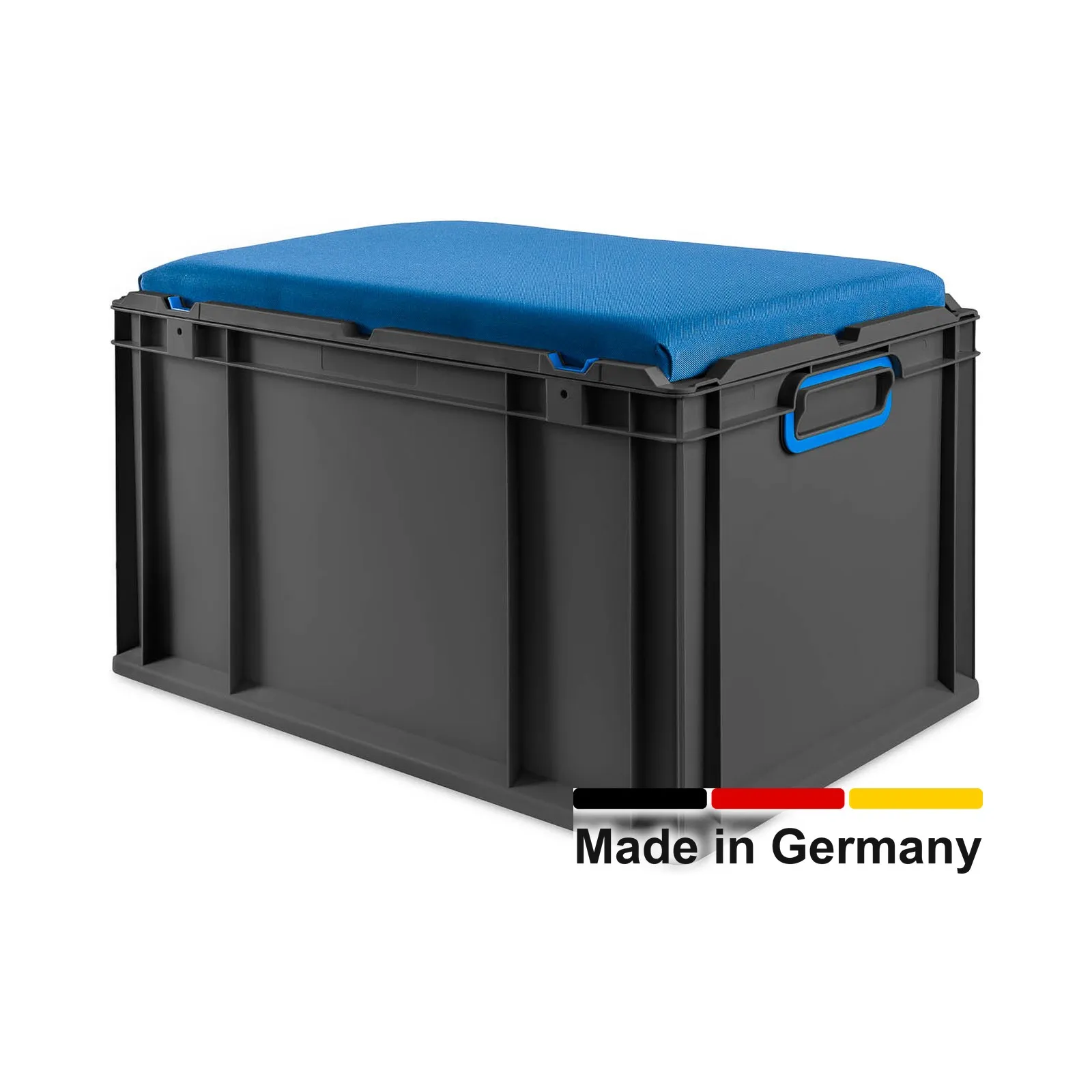 Seat Box 60x40x36 cm, NextGen Cycle, Griffe geschl., blau