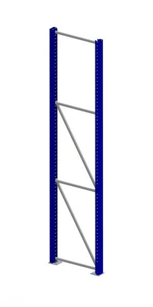 Palettenregal Ständer 100/20 S – 330×80 cm, RAL 5010