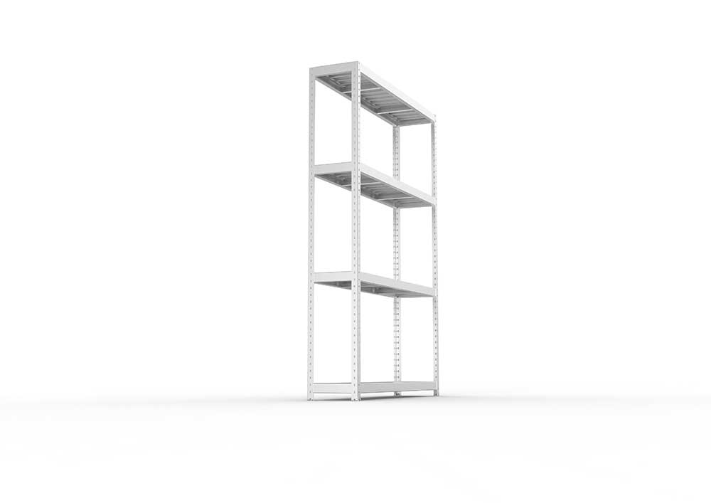 Schwerlastregal 247×170×40 cm – Stahlpaneele, verzinkt (Varianten)