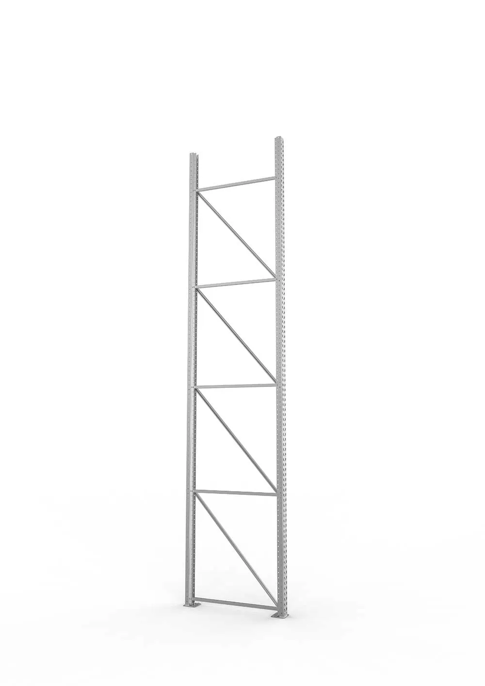 Palettenregal Ständer 100/20 S – 490×110 cm, verzinkt