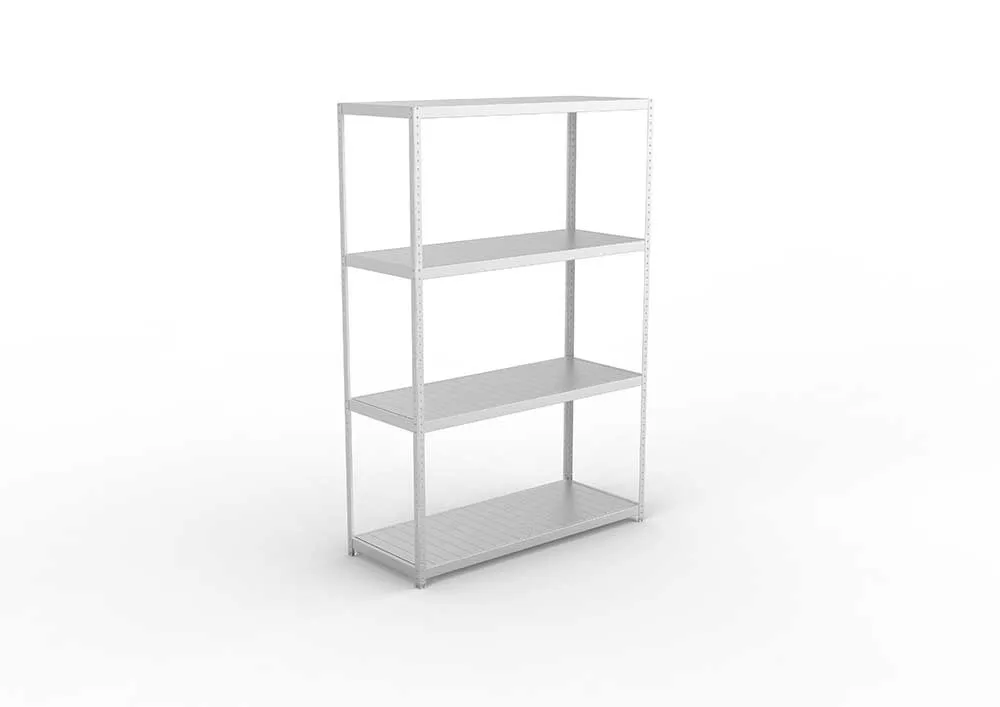 Schwerlastregal 297×200×80 cm – Stahlpaneele, verzinkt (Varianten)
