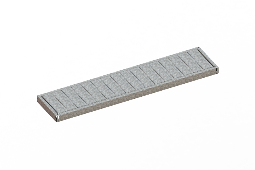 Schwerlastregal Lagerknecht Zusatzfachebene 1700 x 400 vzk kpl. mit Stahlpaneelen Schwerlastregal Lagerknecht Zusatzfachebene 1700 x 400 vzk kpl. mit Stahlpaneelen