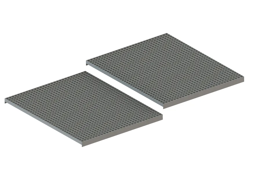 Palettenregal Gitterrost aufgelegt 180×110 cm TPro-Flex5x1,7 – 500 kg