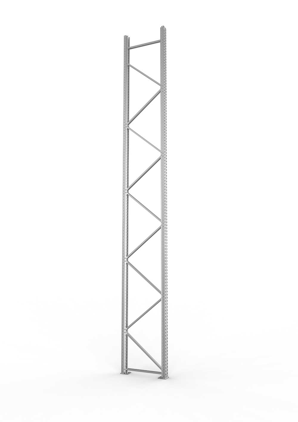 Palettenregal Ständer 120/20 S – 600×80 cm, verzinkt