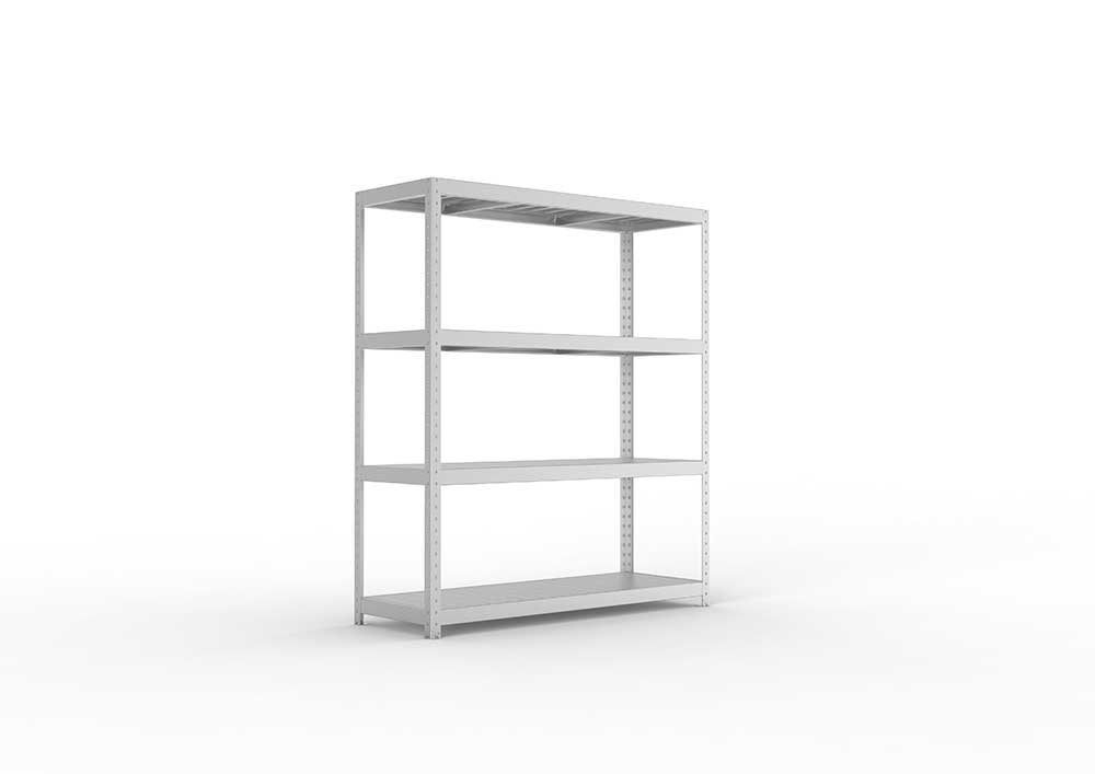 Schwerlastregal 197×170×60 cm – Stahlpaneele, verzinkt (Varianten)