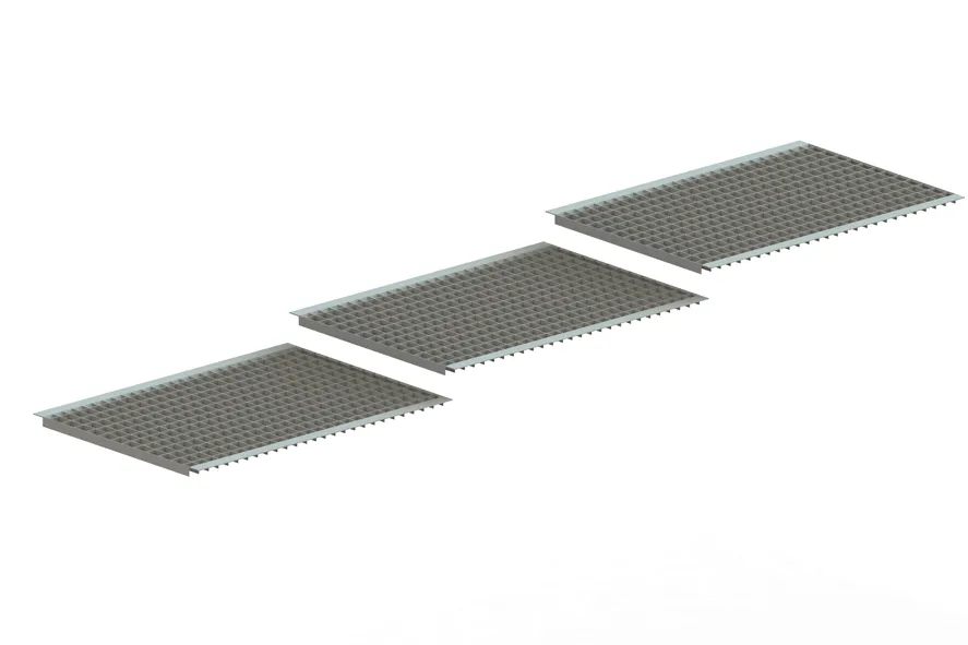 Palettenregal Gitterrost eingelegt 330×80 cm TPro-Flex0x2 – 850 kg