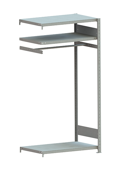 Metallregal Pro-Max Arbeitsschutzregal – 200×100×60 cm, verzinkt