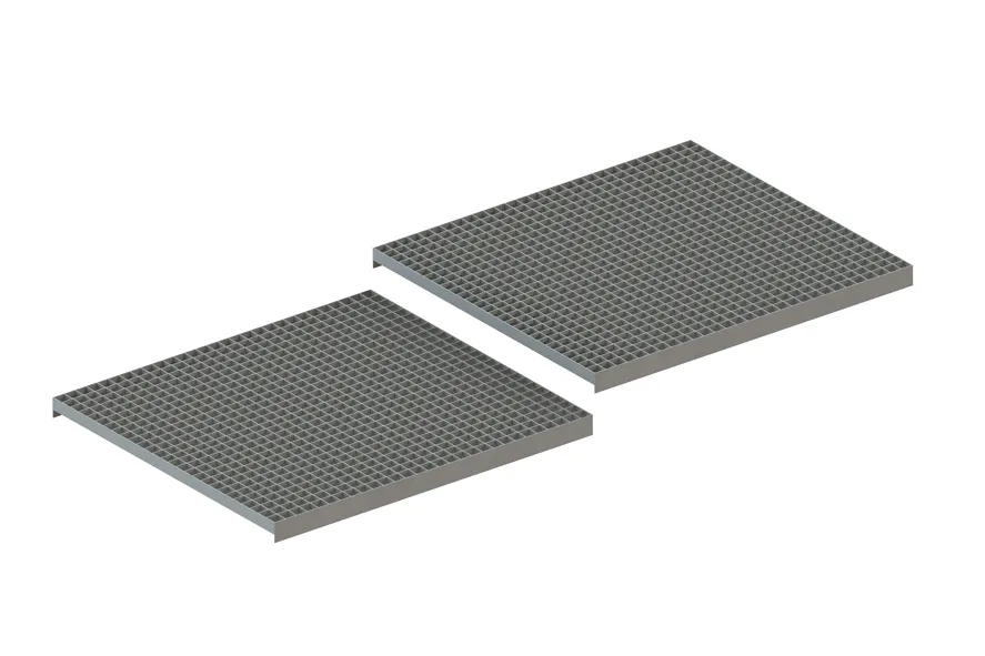 Palettenregal Gitterrost aufgelegt 180×80 cm TS25x1,7 – 500 kg