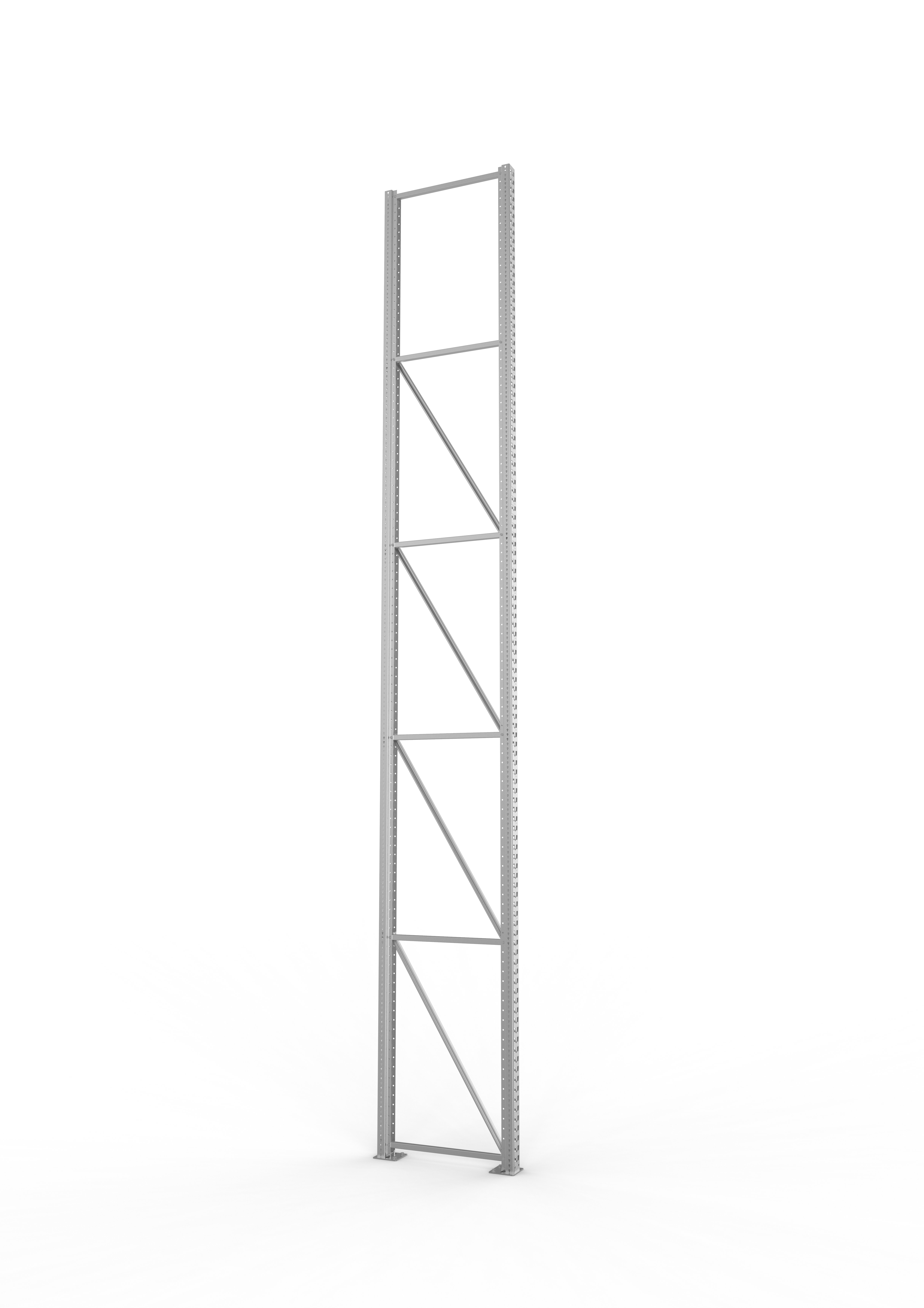 Palettenregal Ständer 85/20 S – 550×80 cm, verzinkt