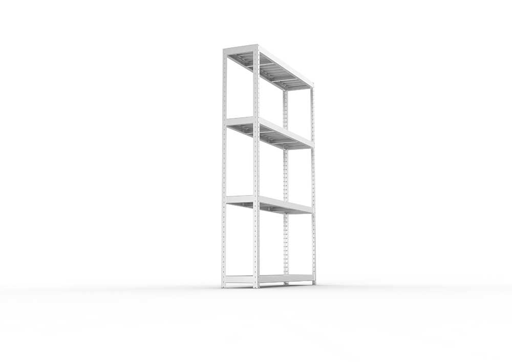 Schwerlastregal 247×170×60 cm – Stahlpaneele, verzinkt (Varianten)
