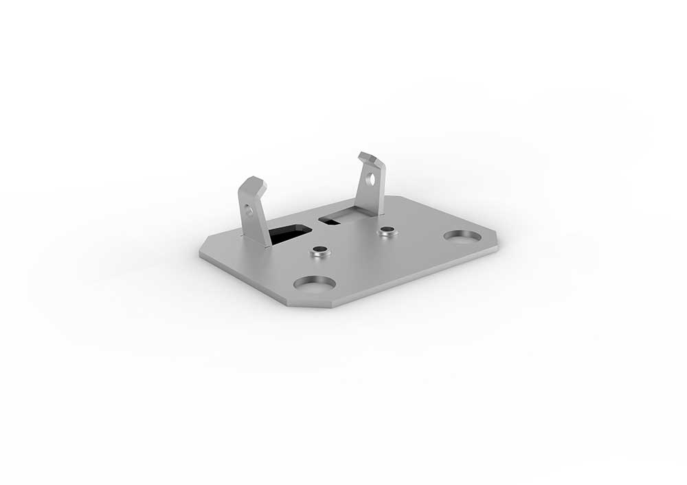 Metallregal Klemmfuß vzk(Metallregal Stahl-Klemmfuß bzw. Einfachklemmfuß)