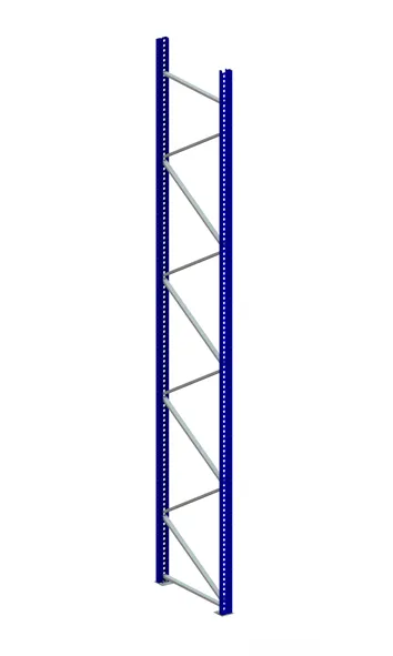 Palettenregal Ständer 120/20 S – 550×110 cm, RAL 5010
