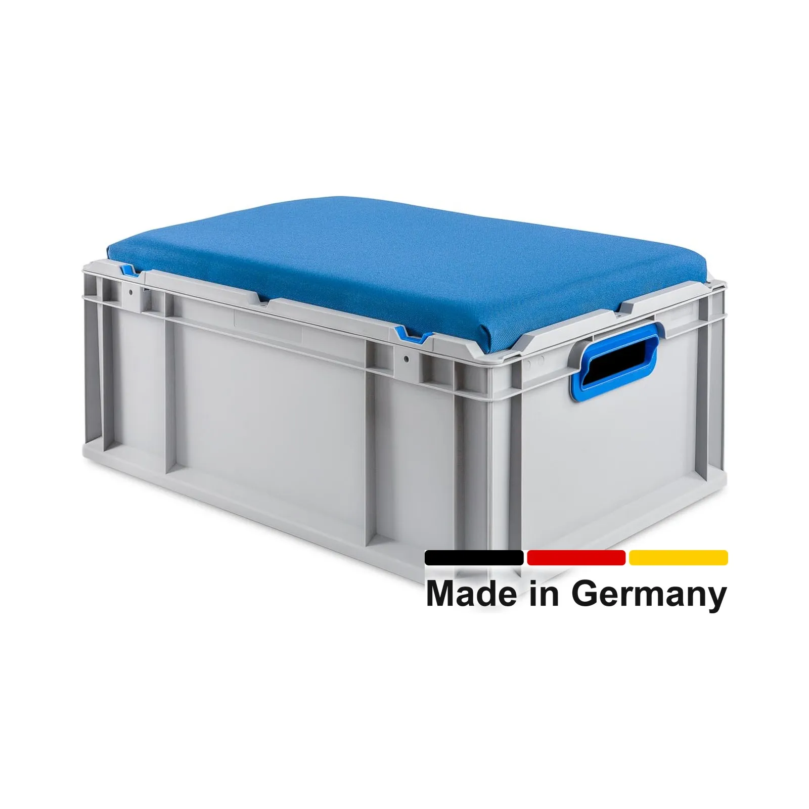 Seat Box 60x40x27 cm, NextGen, Griffe offen, blau