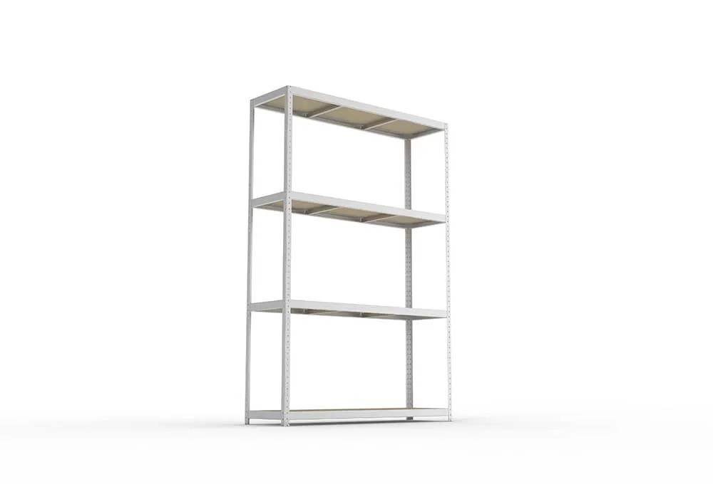 Schwerlastregal 297×200×60 cm – Spanplatten, verzinkt (Varianten)