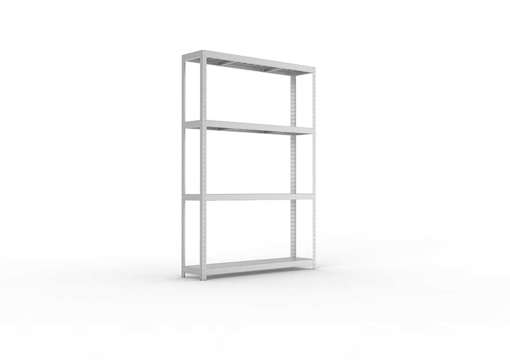 Schwerlastregal 247×170×60 cm – Stahlpaneele, verzinkt (Varianten)