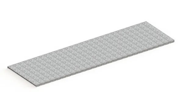 Palettenregal Stahlpaneelboden 270×80 cm, 25 mm