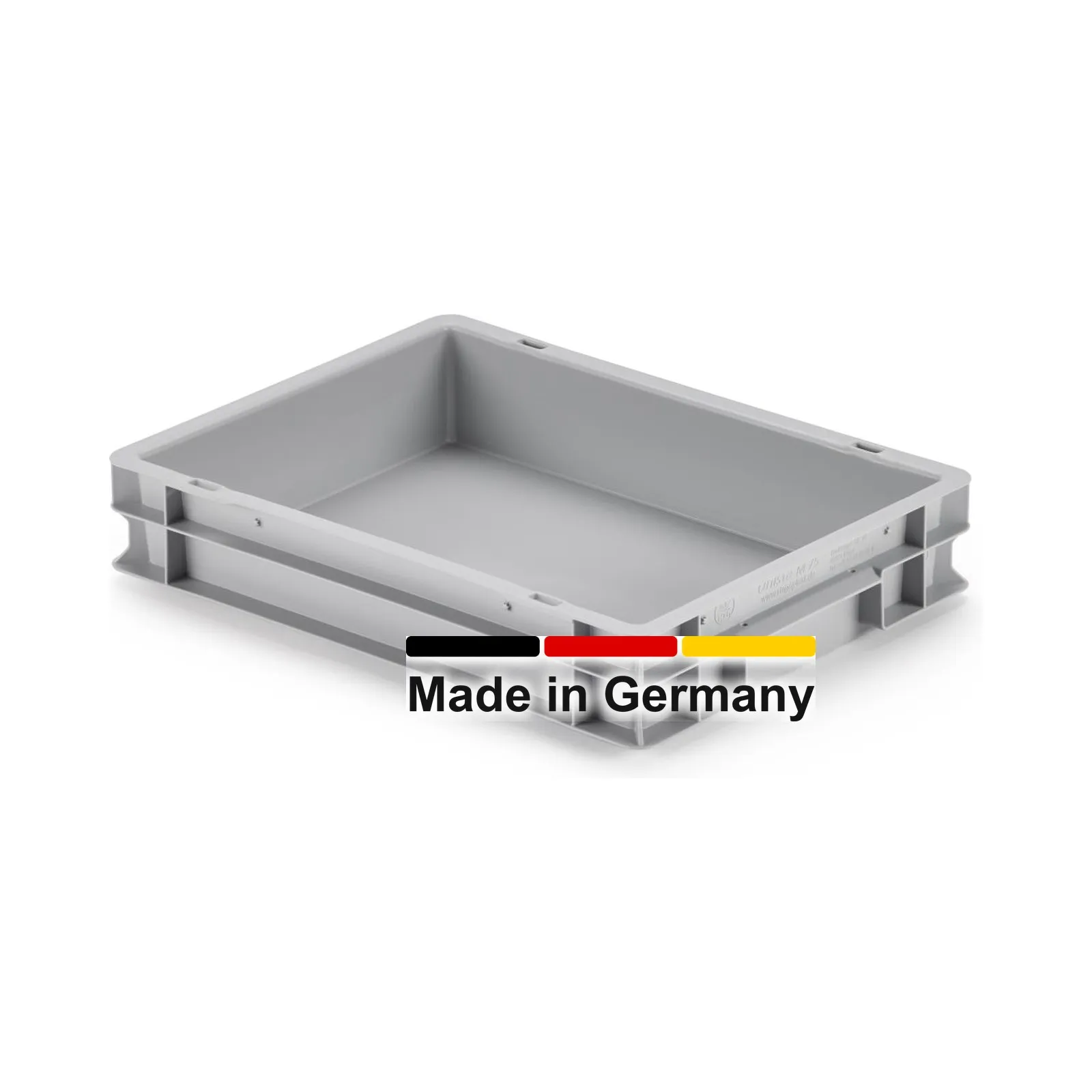 Eurobox 40x30x8 cm mit Scharnierdeckel, UNISTA