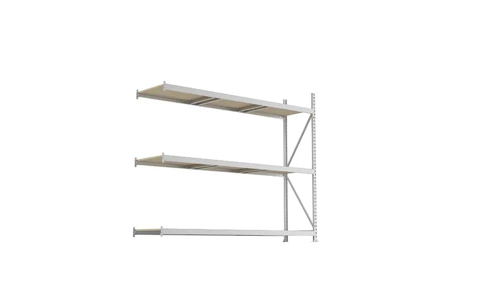 Weitspannregal Anbauregal 220×260×65 cm – Spanplatten, verzinkt