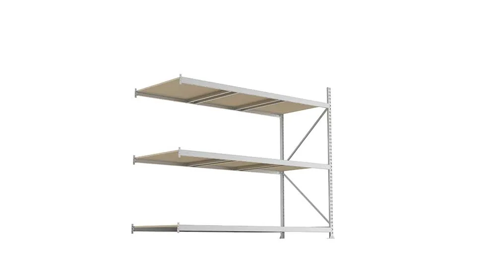 Weitspannregal Anbauregal 220×260×105 cm – Spanplatten, verzinkt
