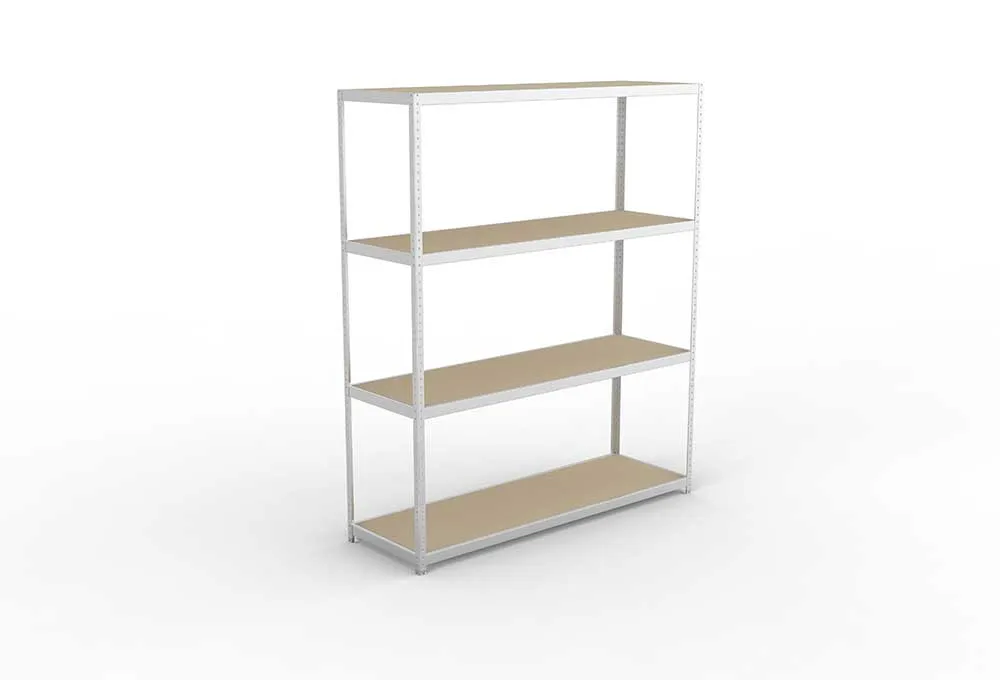 Schwerlastregal 297×250×80 cm – Spanplatten, verzinkt (Varianten)