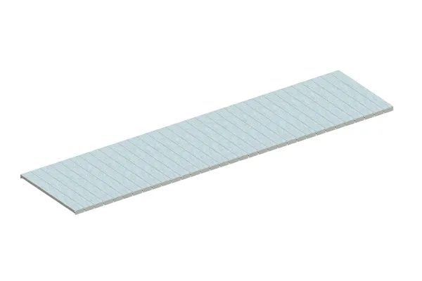 Palettenregal Stahlpaneelboden 330×80 cm, 25 mm
