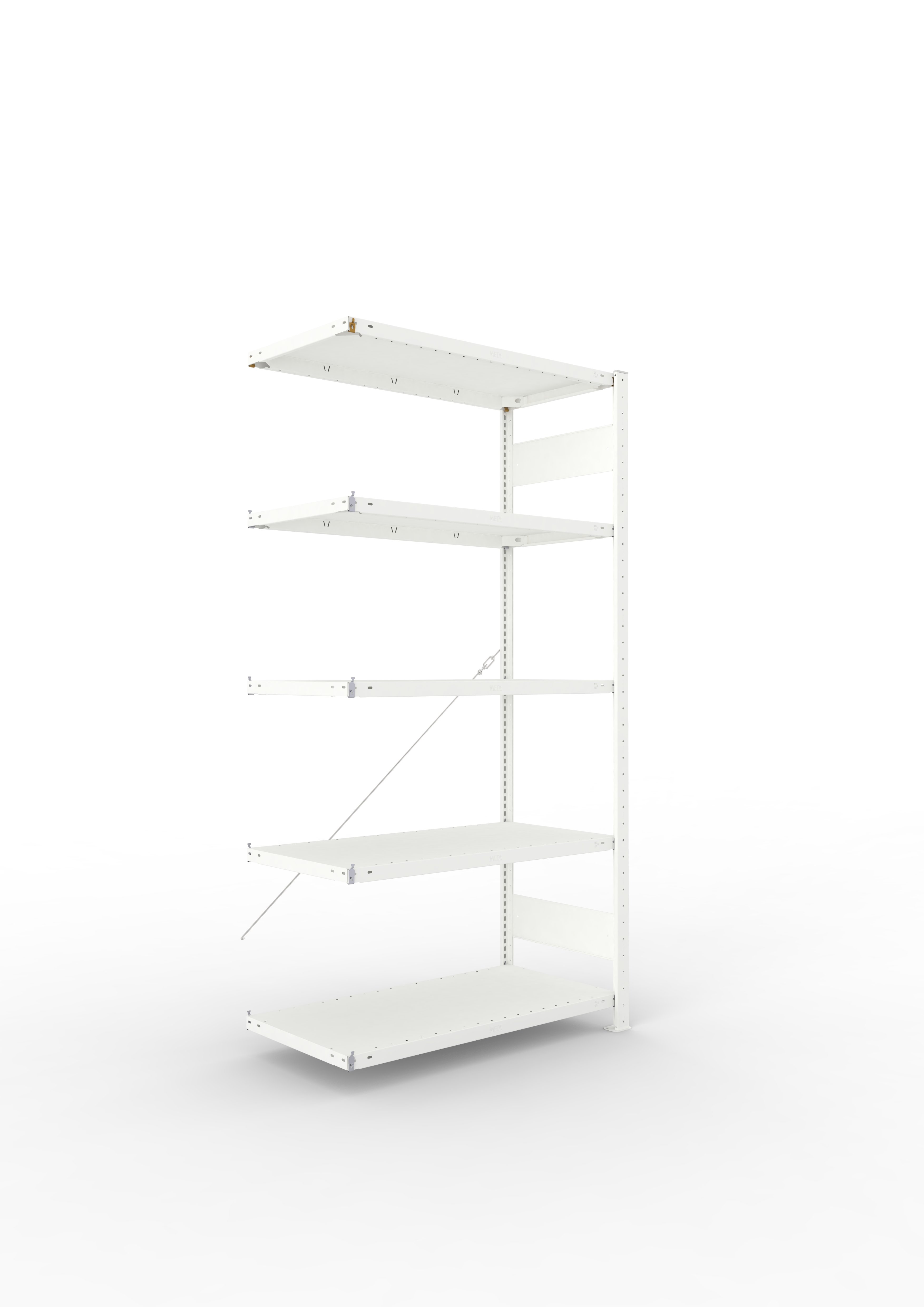 Palettenregal Spanplattenboden + Tiefenauflage 330×110 cm, 38 mm