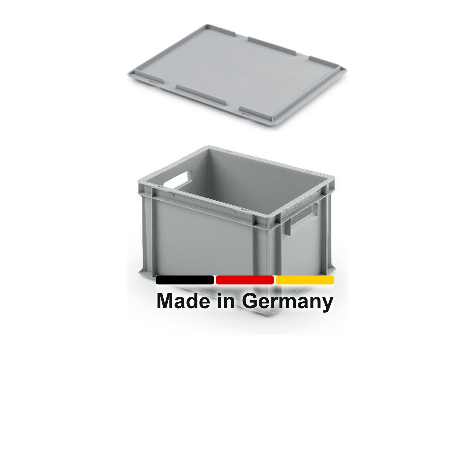 Eurobox 40x30x23 cm mit Auflagedeckel, UNISTA