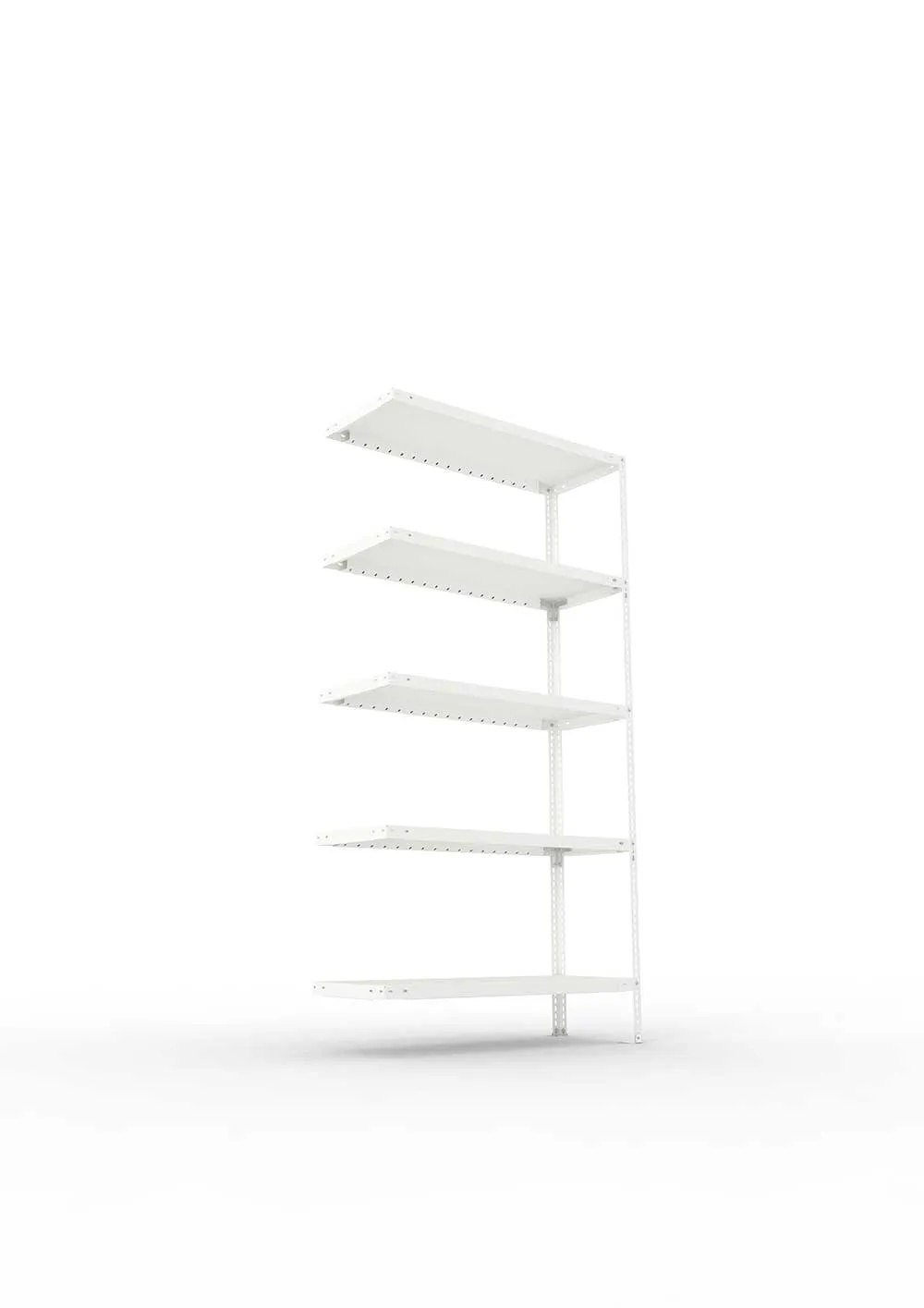 Kellerregal Pro Schraubsystem Anbauregal 200×100×40 cm, 100 kg, 5 Böden