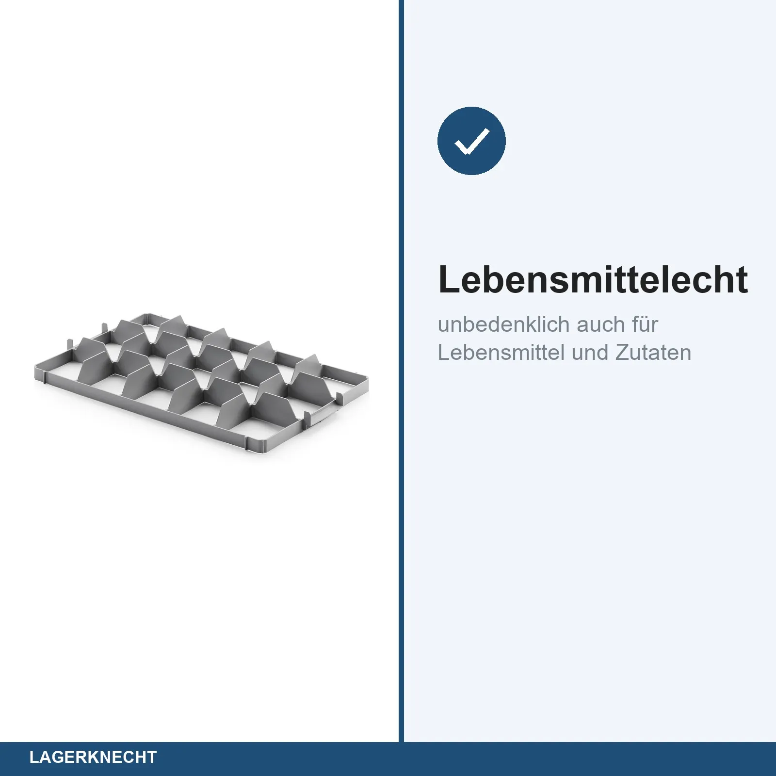 Gefache 3x5 - für 15 Gläser - Oberteil - 116x108x55 mm