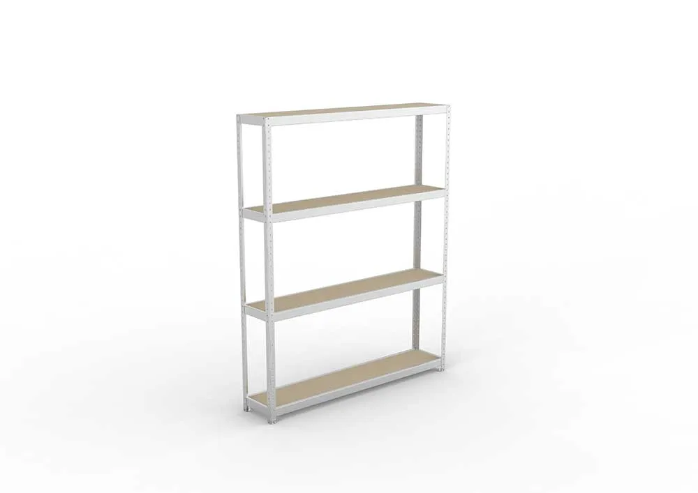Schwerlastregal 247×200×40 cm – Spanplatten, verzinkt (Varianten)