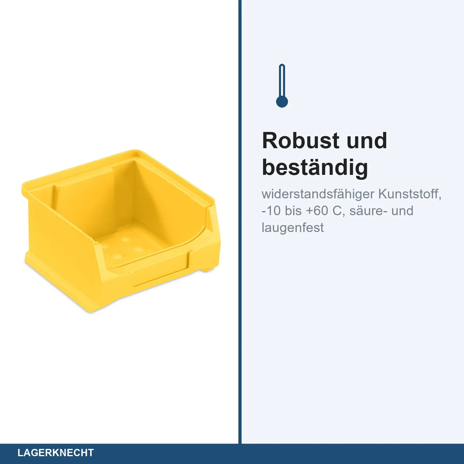 50x Sichtlagerbox 1.0 - gelb