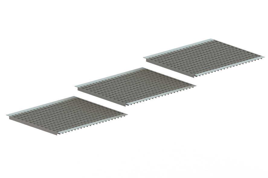 Palettenregal Gitterrost eingelegt 270×80 cm TPro-Flex0x2 – 850 kg