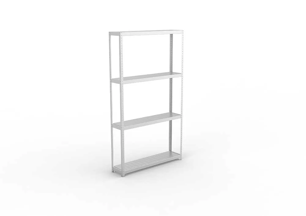 Schwerlastregal 297×170×40 cm – Stahlpaneele, verzinkt (Varianten)