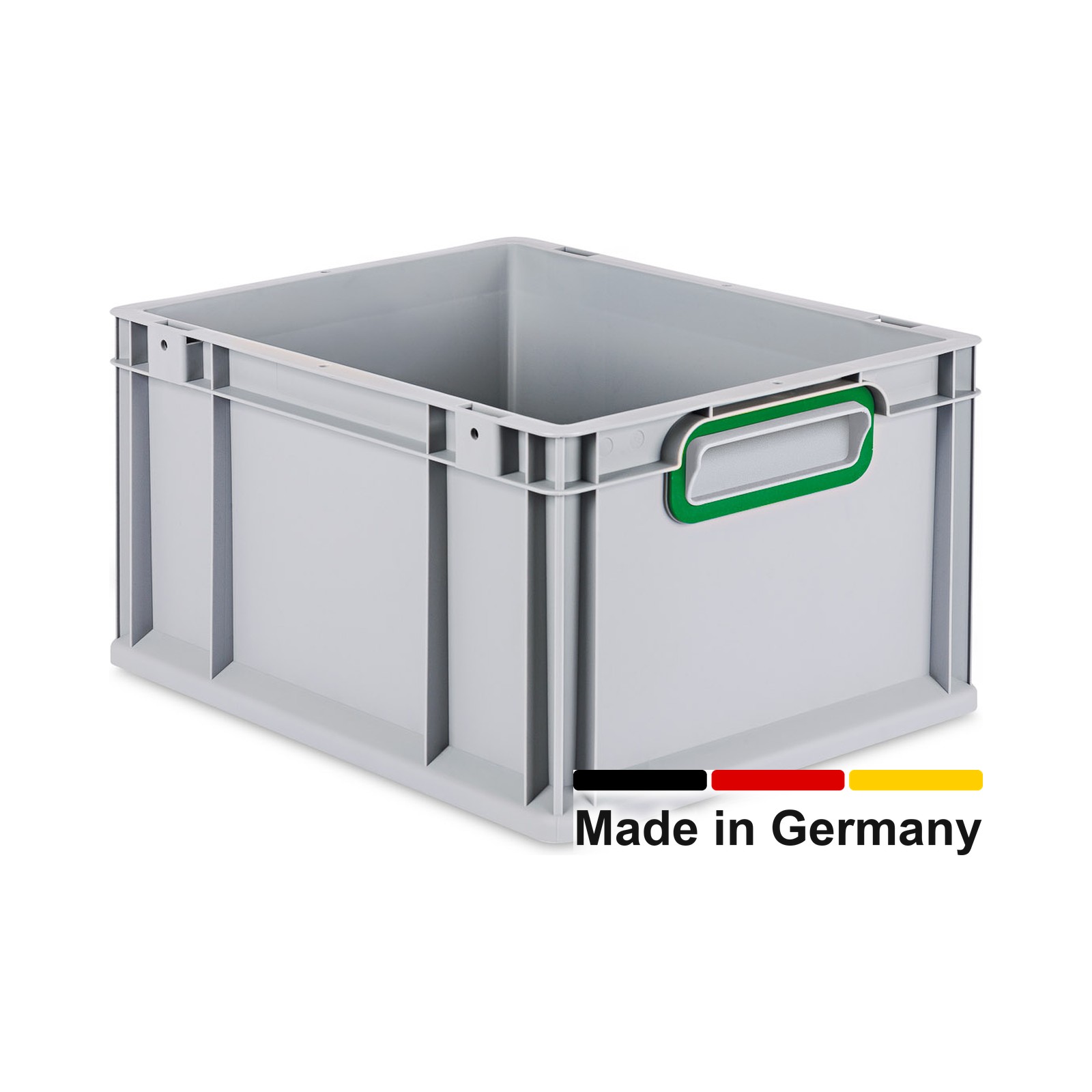 Eurobox 40x30x22 cm, NextGen, Griffe geschl., grün