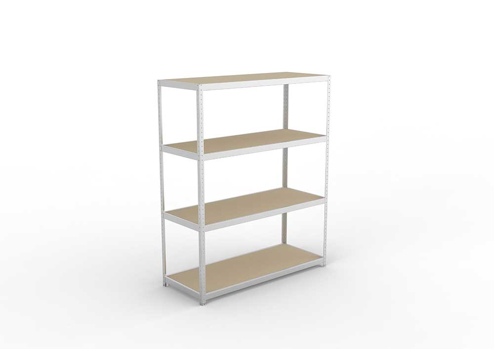 Schwerlastregal 247×200×80 cm – Spanplatten, verzinkt (Varianten)