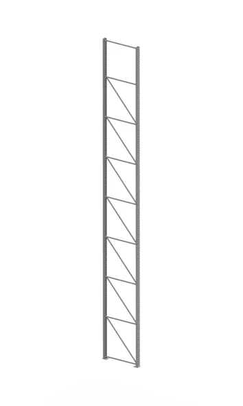 Palettenregal Ständer 100/20 S – 880×110 cm, verzinkt