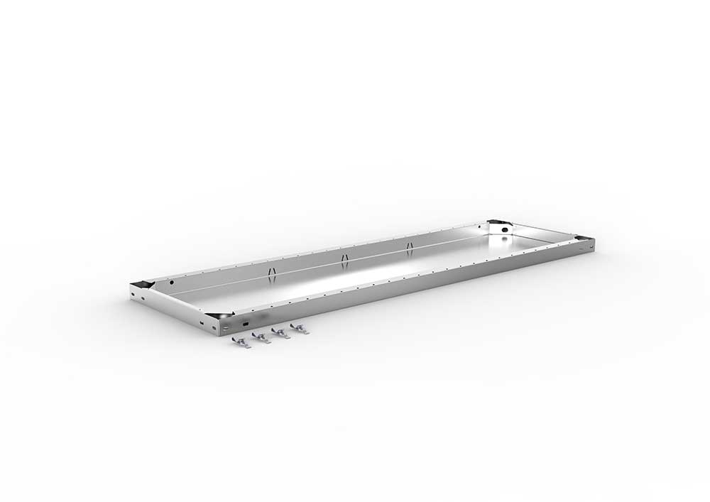 Metallregal Zusatzboden – 130×40 cm, 230 kg, verzinkt
