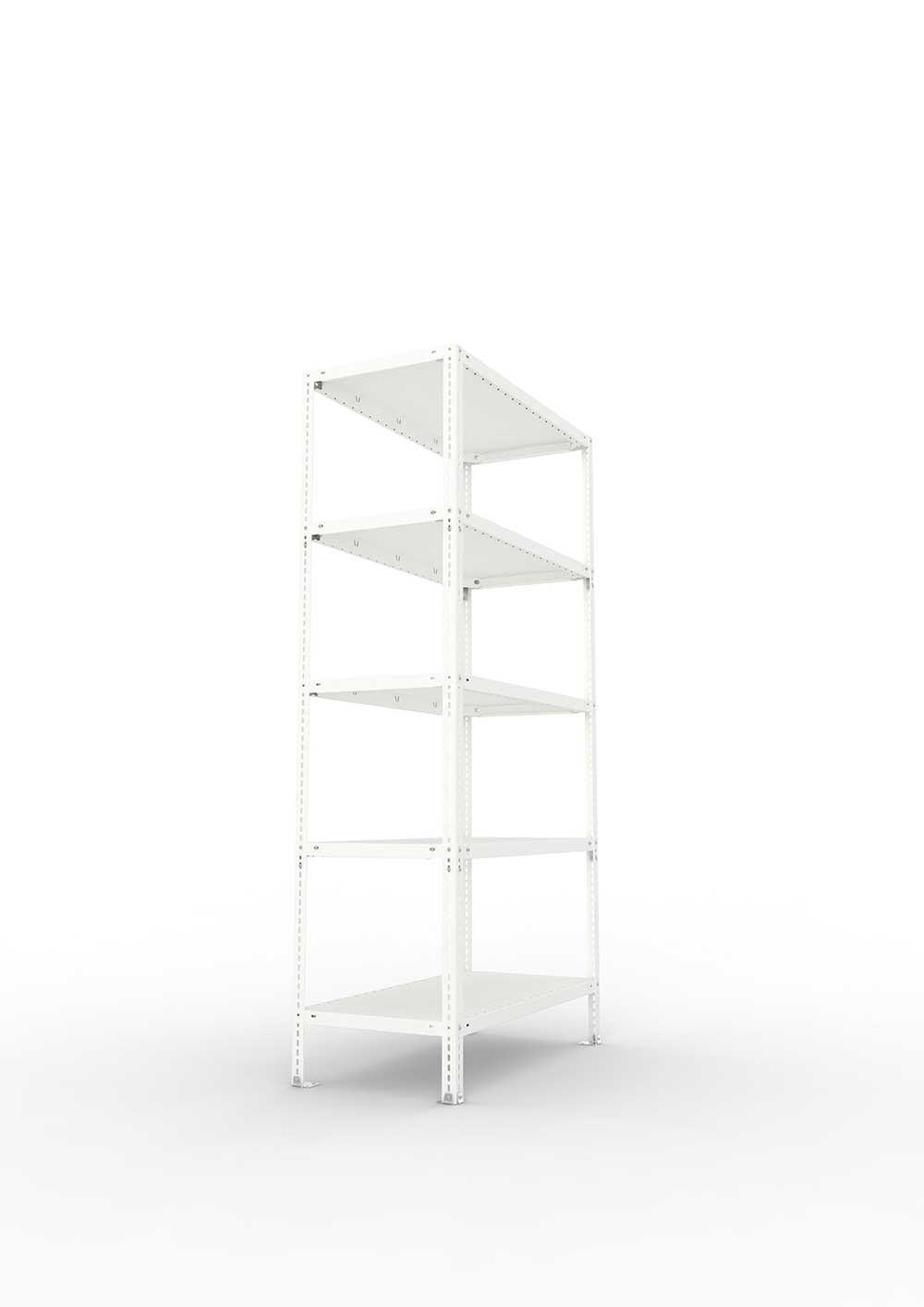 Kellerregal Pro Schraubsystem Grundregal 200×100×50 cm, 150 kg, 5 Böden