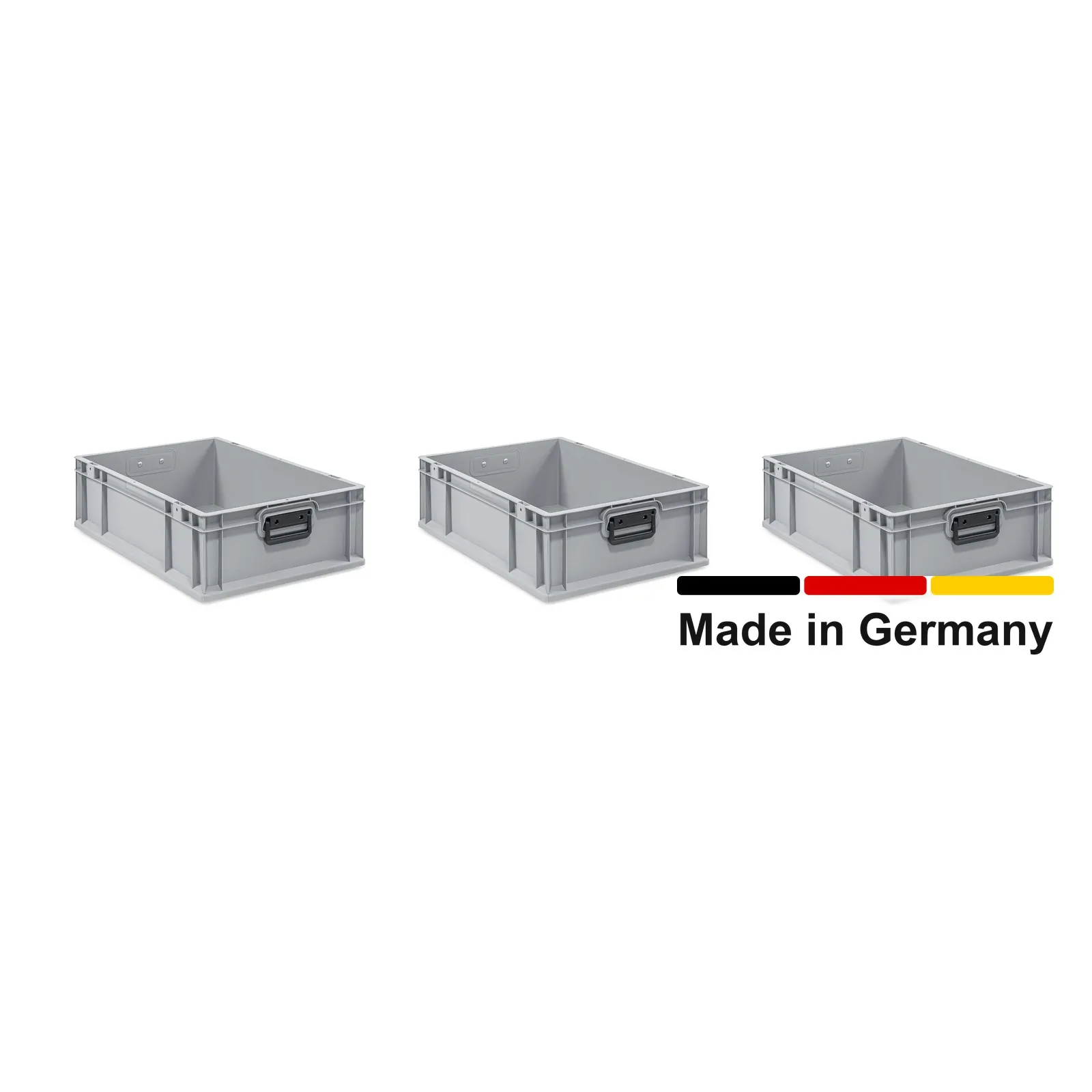 3x Eurobox 60x40x17 cm mit Deckel - NextGen Portable Duo