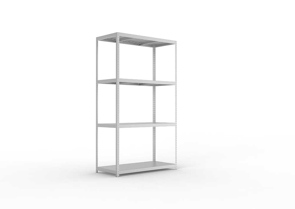 Schwerlastregal Lagerknecht 2970 x 1700 x 800 vzk kpl. mit 4 Fachebenen mit Stahlpaneelen Variante