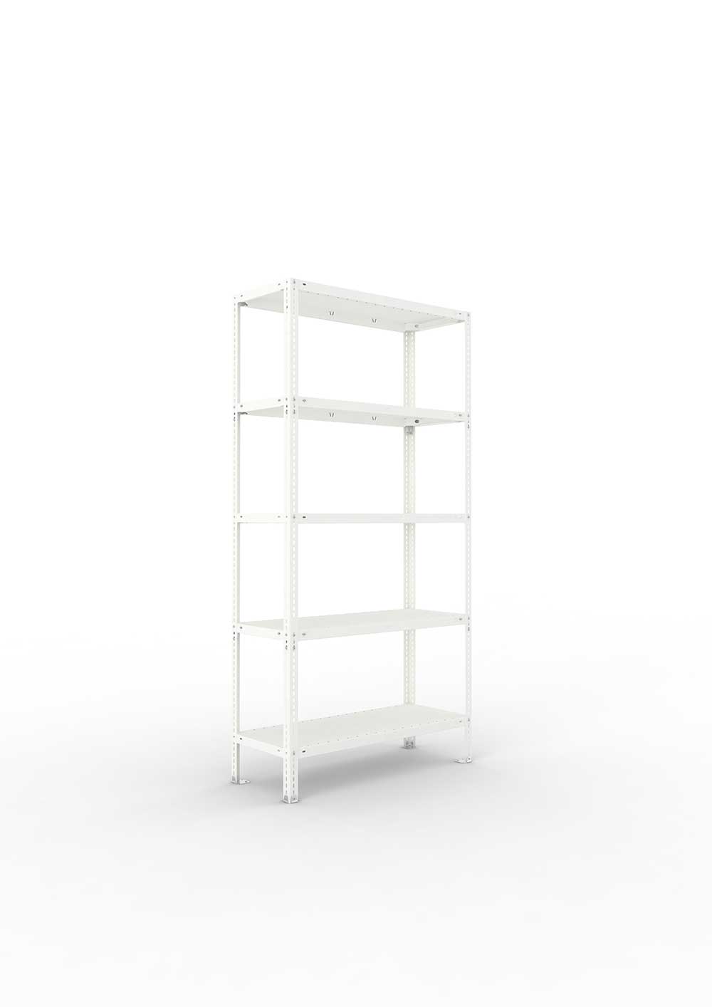 Kellerregal Pro Schraubsystem Grundregal 200×100×40 cm, 150 kg, 5 Böden