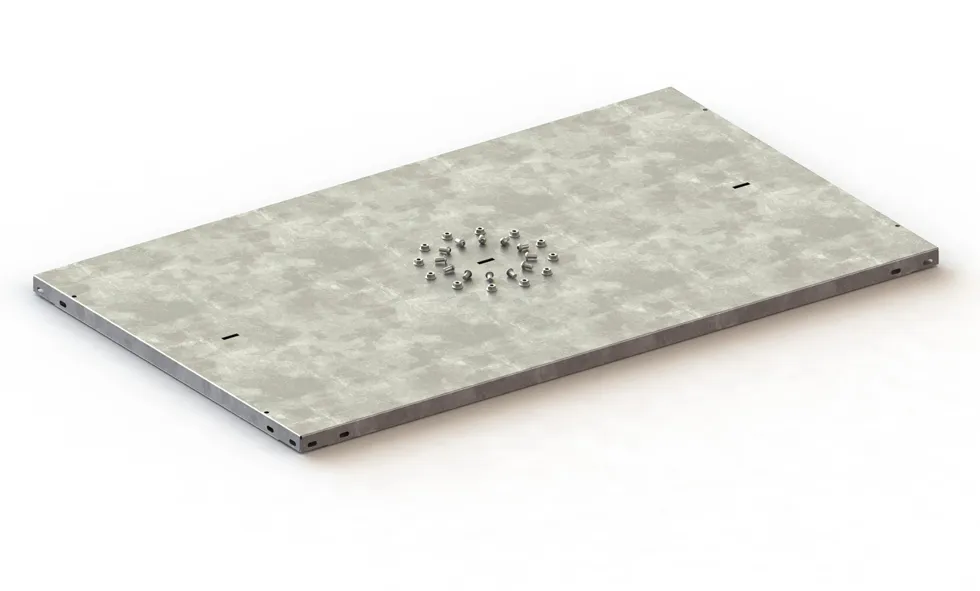 Abdeckboden 100×60 cm, verzinkt