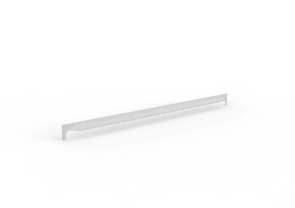 Metallregal MS Längsriegel 1300 RAL 7035 gelocht Metallregal Multi-Stabil