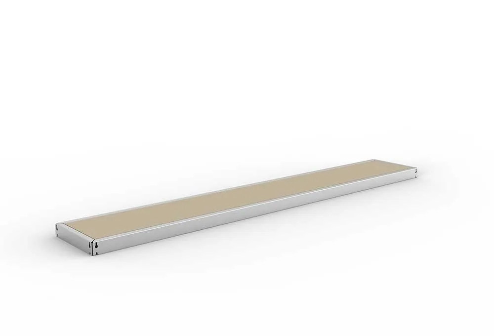 Schwerlastregal Zusatzfachebene 250×40 cm – Spanplatte, verzinkt (Variante)