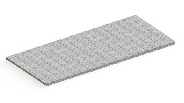 Palettenregal Stahlpaneelboden 180×80 cm, 25 mm