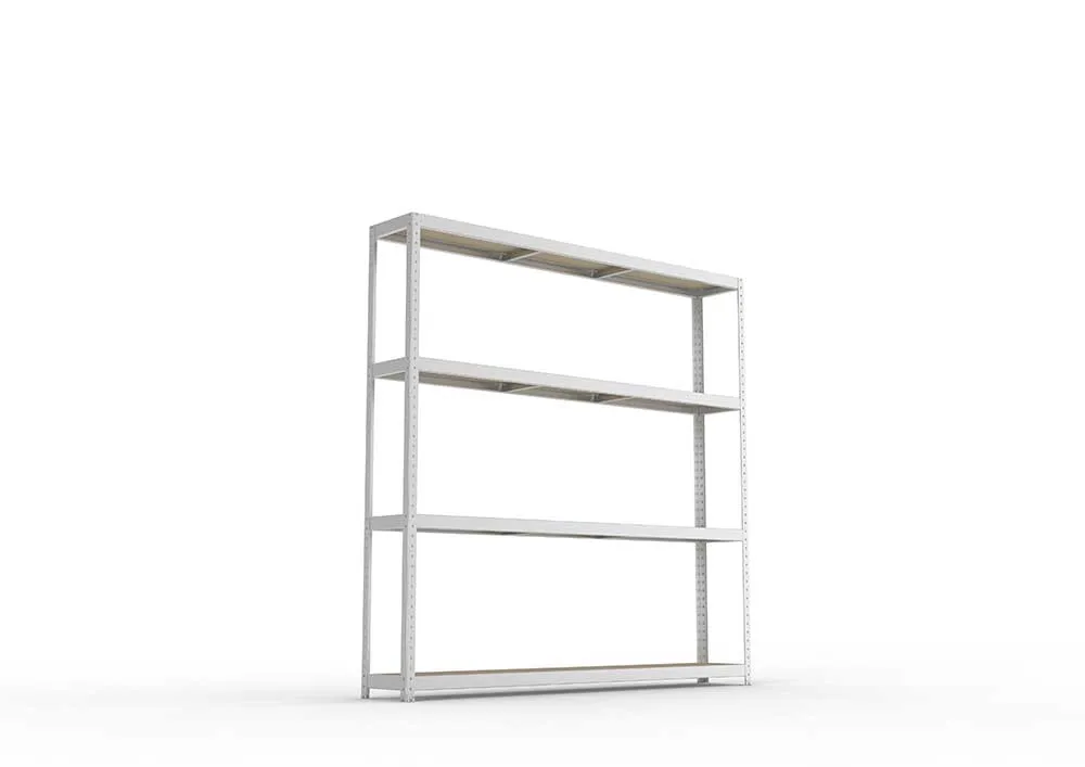Schwerlastregal 247×250×40 cm – Spanplatten, verzinkt (Varianten)