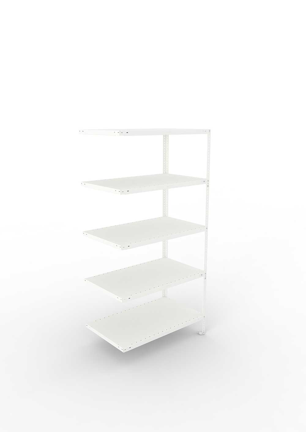 Kellerregal Pro Schraubsystem Anbauregal 200×100×60 cm, 150 kg, 5 Böden